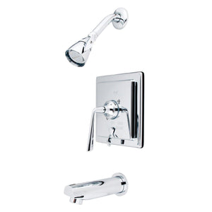 Silver Sage Single-Handle 3-Hole Wall Mount Tub and Shower Faucet