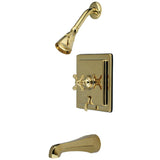 English Vintage Single-Handle Pressure Balanced Tub and Shower Faucet