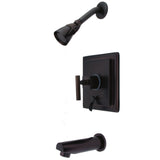 Claremont Single-Handle 3-Hole Wall Mount Tub and Shower Faucet