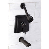 Single-Handle 3-Hole Wall Mount Tub and Shower Faucet