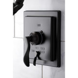 Single-Handle 3-Hole Wall Mount Tub and Shower Faucet