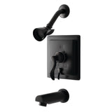 Single-Handle 3-Hole Wall Mount Tub and Shower Faucet