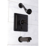 Single-Handle 3-Hole Wall Mount Tub and Shower Faucet