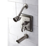 Single-Handle 3-Hole Wall Mount Tub and Shower Faucet