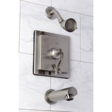 Single-Handle 3-Hole Wall Mount Tub and Shower Faucet