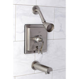 Single-Handle 3-Hole Wall Mount Tub and Shower Faucet