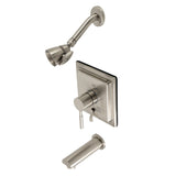 Single-Handle 3-Hole Wall Mount Tub and Shower Faucet Trim Only