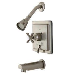 Millennium Two-Handle 3-Hole Wall Mount Tub and Shower Faucet