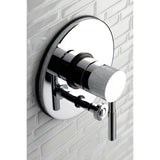 Single-Handle 1-Hole Wall Mount Tub and Shower Faucet Valve and Trim Only