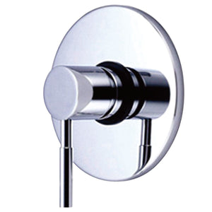 Single-Handle 1-Hole Wall Mount Tub and Shower Faucet Valve and Trim Only