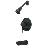 Concord Single-Handle 3-Hole Wall Mount Tub and Shower Faucet