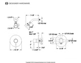 Concord Single-Handle 2-Hole Wall Mount Shower Faucet