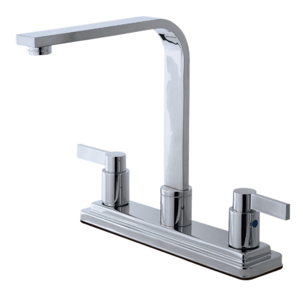 NuvoFusion Two-Handle 2-Hole Deck Mount 8" Centerset Kitchen Faucet