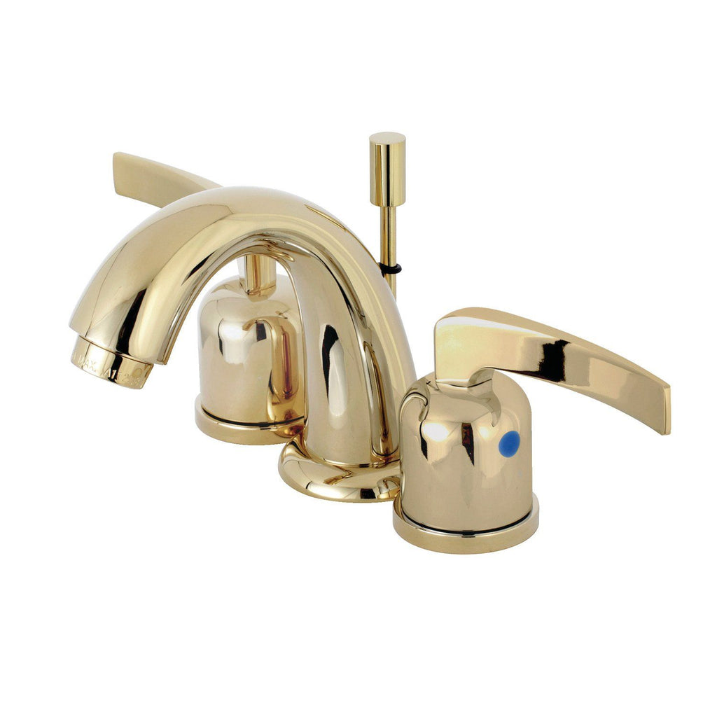 Centurion Two-Handle 3-Hole Deck Mount Widespread Bathroom Faucet with Plastic Pop-Up