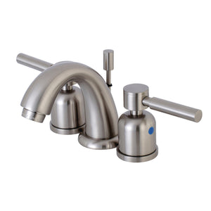 Concord Two-Handle 3-Hole Deck Mount Widespread Bathroom Faucet with Plastic Pop-Up