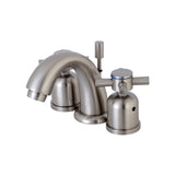 Concord Two-Handle 3-Hole Deck Mount Widespread Bathroom Faucet with Plastic Pop-Up