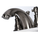 Duchess Two-Handle 3-Hole Deck Mount Mini-Widespread Bathroom Faucet with Plastic Pop-Up