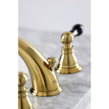 Duchess Two-Handle 3-Hole Deck Mount Widespread Bathroom Faucet with Plastic Pop-Up