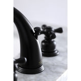 Victorian Two-Handle 3-Hole Deck Mount Widespread Bathroom Faucet with Pop-Up Drain