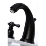 Victorian Two-Handle 3-Hole Deck Mount Widespread Bathroom Faucet with Pop-Up Drain