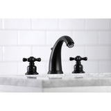 Victorian Two-Handle 3-Hole Deck Mount Widespread Bathroom Faucet with Pop-Up Drain