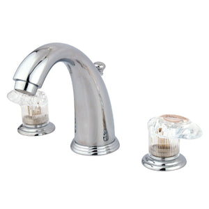 Magellan Two-Handle 3-Hole Deck Mount Widespread Bathroom Faucet with Plastic Pop-Up