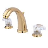 Magellan Two-Handle 3-Hole Deck Mount Widespread Bathroom Faucet with Plastic Pop-Up
