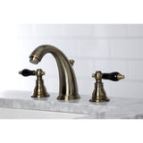 Duchess Two-Handle 3-Hole Deck Mount Widespread Bathroom Faucet with Plastic Pop-Up
