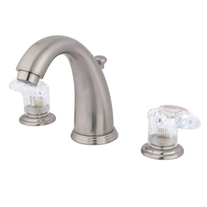 Magellan Two-Handle 3-Hole Deck Mount Widespread Bathroom Faucet with Retail Pop-Up Drain