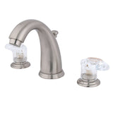 Magellan Two-Handle 3-Hole Deck Mount Widespread Bathroom Faucet with Plastic Pop-Up