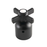 Millennium Metal Cross Handle, Diverter for Tub and Shower Faucet