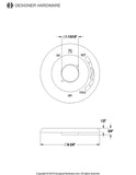 Shower Escutcheon Plate