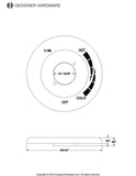 Shower Escutcheon Plate