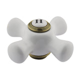 Porcelain Cross Handle (Hot Side)