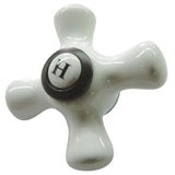 Porcelain Cross Handle (Hot Side)
