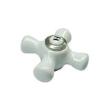 Porcelain Cross Handle (Hot Side)