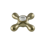 Brass Cross Handle (Hot Side)