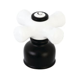 Porcelain Cross Handle (Cold Side)