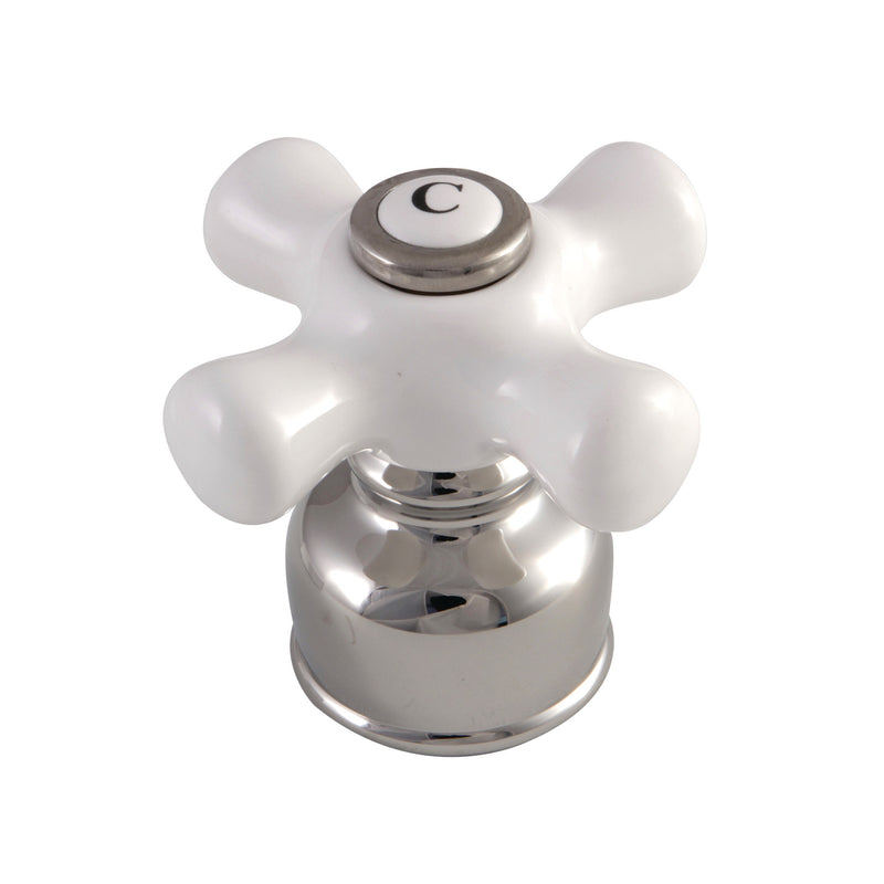 Porcelain Cross Handle (Cold Side)