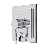 Single-Handle 1-Hole Wall Mount Tub and Shower Faucet Valve and Trim Only