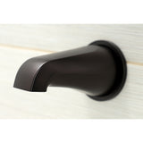 Manhattan Three-Handle 5-Hole Wall Mount Tub and Shower Faucet