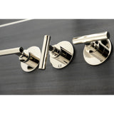 Manhattan Three-Handle 5-Hole Wall Mount Tub and Shower Faucet