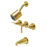 Centurion Triple-Handle Tub and Shower Faucet