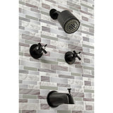 Millennium Two-Handle 4-Hole Wall Mount Tub and Shower Faucet