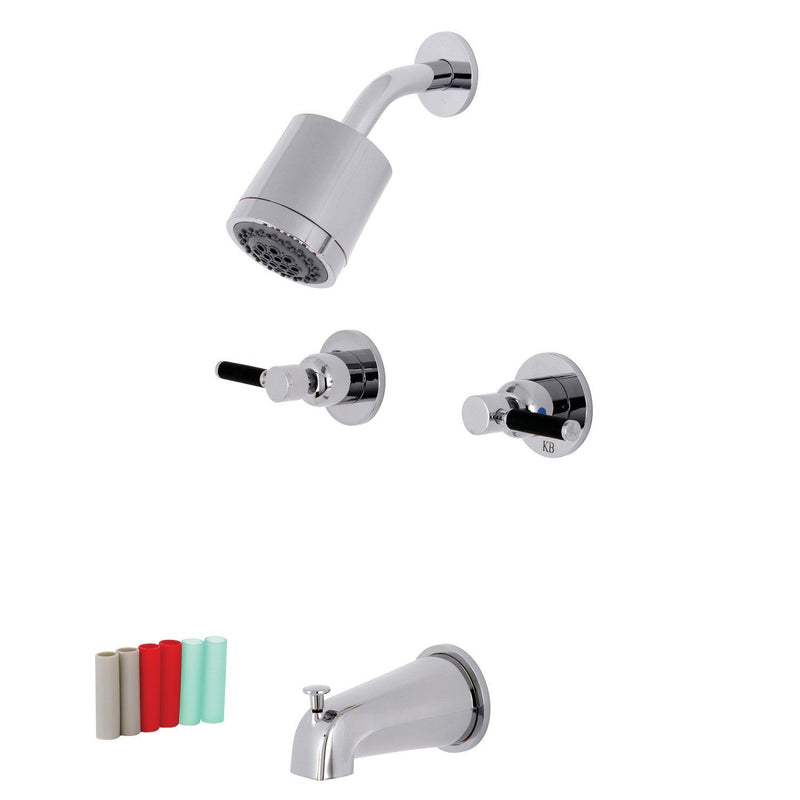 Kaiser Double-Handle Tub and Shower Faucet