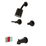 Kaiser Double-Handle Tub and Shower Faucet