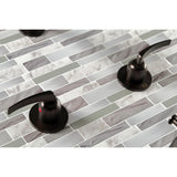 Centurion Two-Handle 4-Hole Wall Mount Tub and Shower Faucet