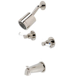 Paris Double-Handle Tub and Shower Faucet
