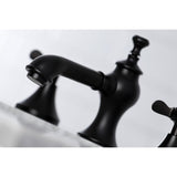 Essex Two-Handle 3-Hole Deck Mount Widespread Bathroom Faucet with Brass Pop-Up Drain