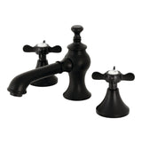 Essex Two-Handle 3-Hole Deck Mount Widespread Bathroom Faucet with Brass Pop-Up Drain